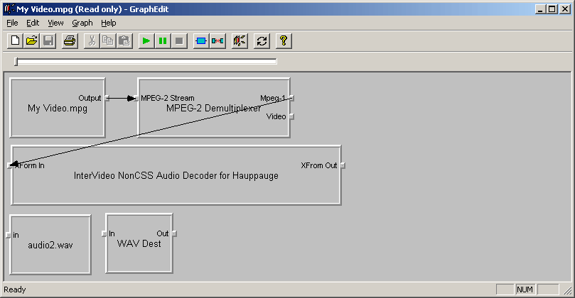 GraphEdit screenshot : 3rd graph