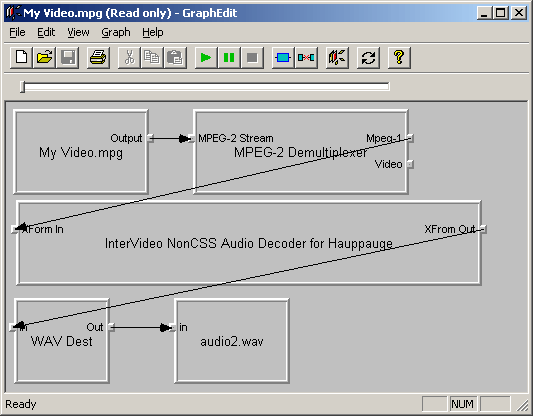 GraphEdit screenshot : 4th graph